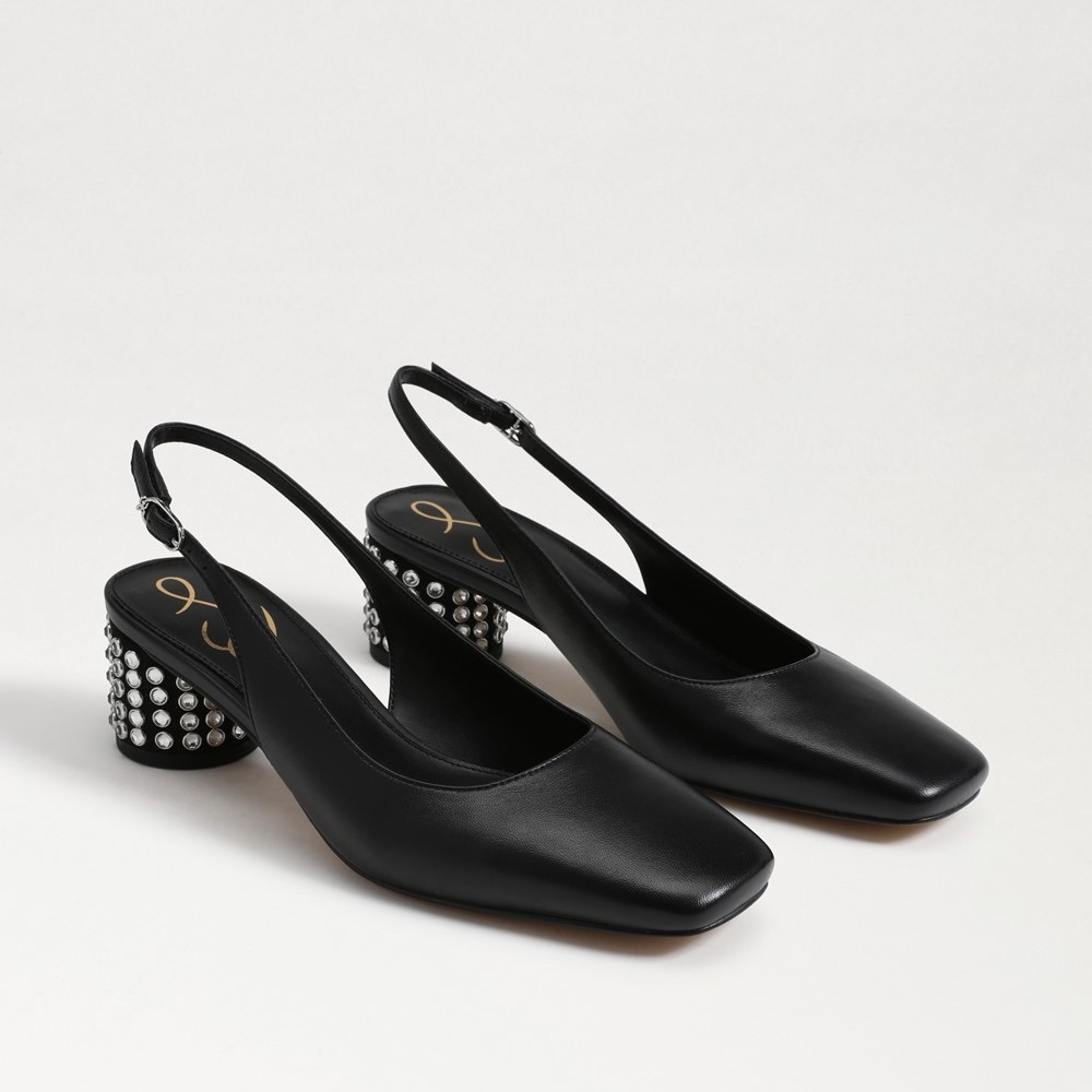 New in Box Sam Edelman TERRA GEM SLINGBACK KITTEN HEEL 7.5